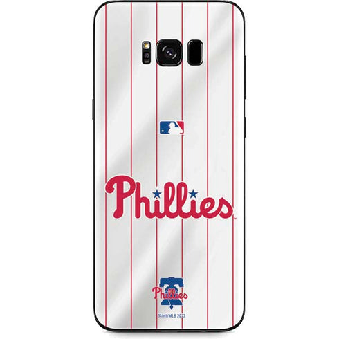 MLB Philadelphia Phillies Home Jersey Galaxy S8 Plus Skin