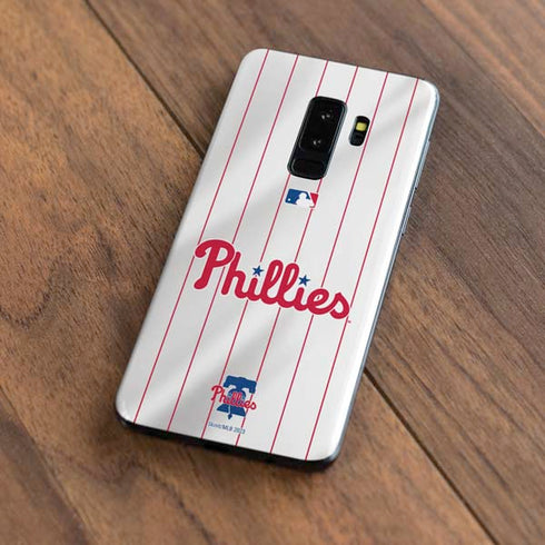 MLB Philadelphia Phillies Home Jersey Galaxy S9 Plus Skin