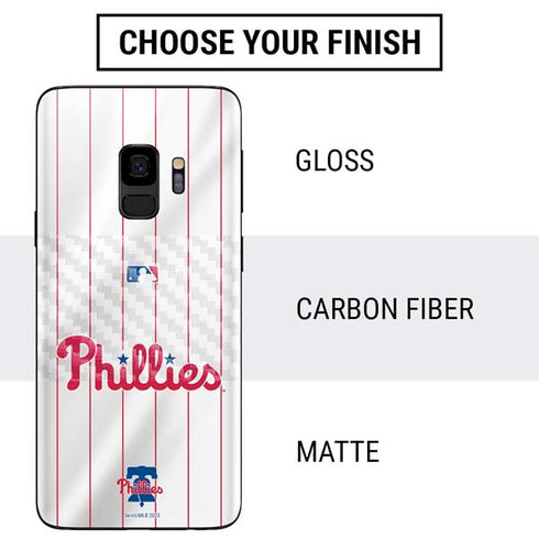 MLB Philadelphia Phillies Home Jersey Galaxy S9 Skin