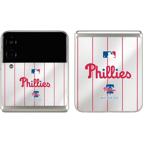 MLB Philadelphia Phillies Home Jersey Galaxy Z Flip3 5G Skin