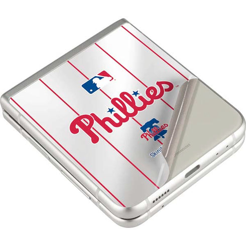 MLB Philadelphia Phillies Home Jersey Galaxy Z Flip3 5G Skin