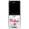 MLB Philadelphia Phillies Home Jersey Galaxy Z Flip5 5G Clear Case