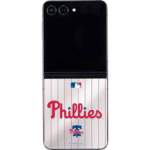 MLB Philadelphia Phillies Home Jersey Galaxy Z Flip5 5G Skin