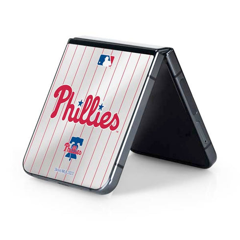 MLB Philadelphia Phillies Home Jersey Galaxy Z Flip5 5G Skin