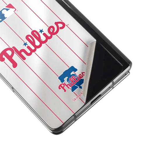 MLB Philadelphia Phillies Home Jersey Galaxy Z Fold2 5G Skin