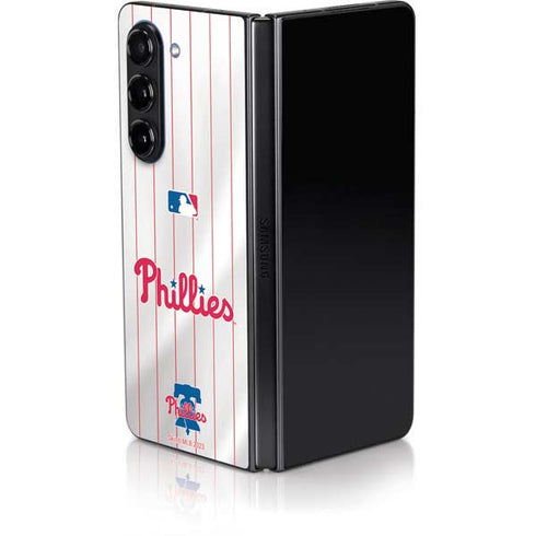 MLB Philadelphia Phillies Home Jersey Galaxy Z Fold5 5G Skin