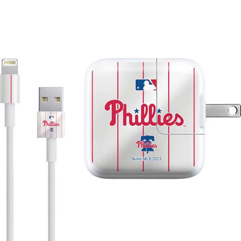 MLB Philadelphia Phillies Home Jersey iPad Charger (10W USB) Skin