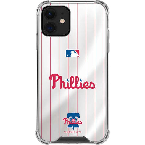 MLB Philadelphia Phillies Home Jersey iPhone 12 Mini Clear Case