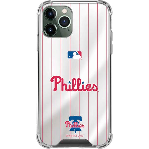 MLB Philadelphia Phillies Home Jersey iPhone 12 Pro Clear Case