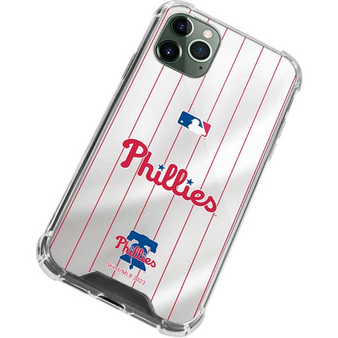 MLB Philadelphia Phillies Home Jersey iPhone 12 Pro Clear Case