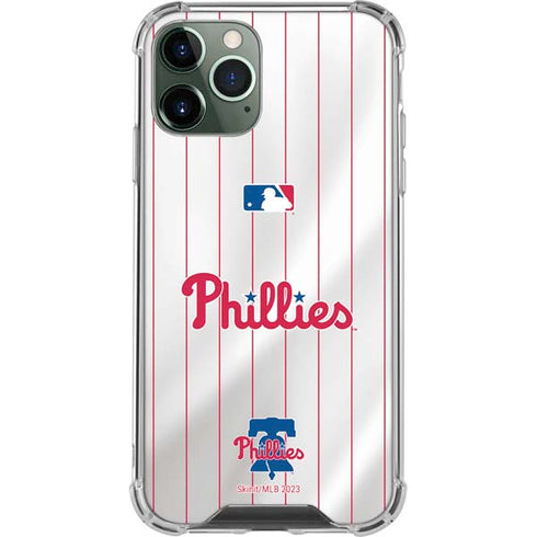 MLB Philadelphia Phillies Home Jersey iPhone 12 Pro Max Clear Case