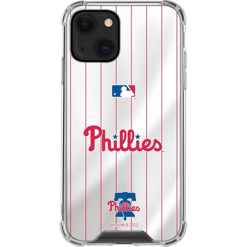 MLB Philadelphia Phillies Home Jersey iPhone 13 Mini Clear Case