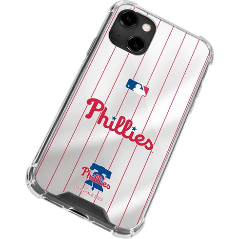 MLB Philadelphia Phillies Home Jersey iPhone 14 Clear Case