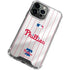 MLB Philadelphia Phillies Home Jersey iPhone 15 Pro Clear Case