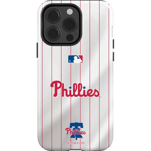 MLB Philadelphia Phillies Home Jersey iPhone 15 Pro Impact Case