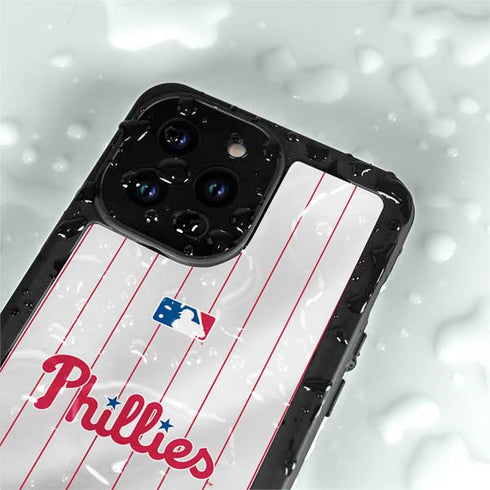 MLB Philadelphia Phillies Home Jersey iPhone 14 Pro Max Waterproof Case