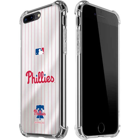 MLB Philadelphia Phillies Home Jersey iPhone 7/8 Plus Clear Case