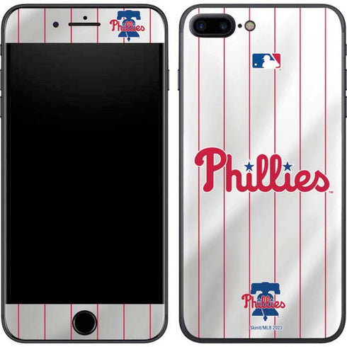 MLB Philadelphia Phillies Home Jersey iPhone 8 Plus Skin