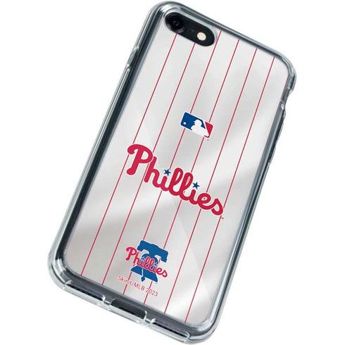 MLB Philadelphia Phillies Home Jersey iPhone SE (2nd & 3rd Gen) Clear Case