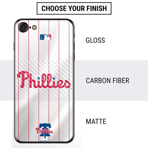 MLB Philadelphia Phillies Home Jersey iPhone SE (2nd & 3rd Gen) Skin