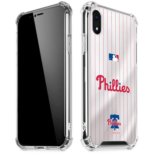 MLB Philadelphia Phillies Home Jersey iPhone XR Clear Case