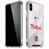 MLB Philadelphia Phillies Home Jersey iPhone XS Max Clear Case
