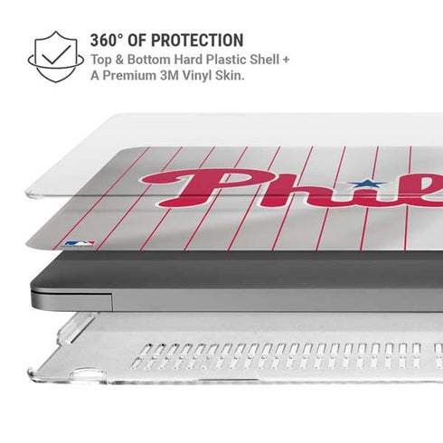 MLB Philadelphia Phillies Home Jersey MacBook Pro 16in (2021-25) Case plus Skin