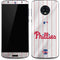 MLB Philadelphia Phillies Home Jersey Moto G6 Skin