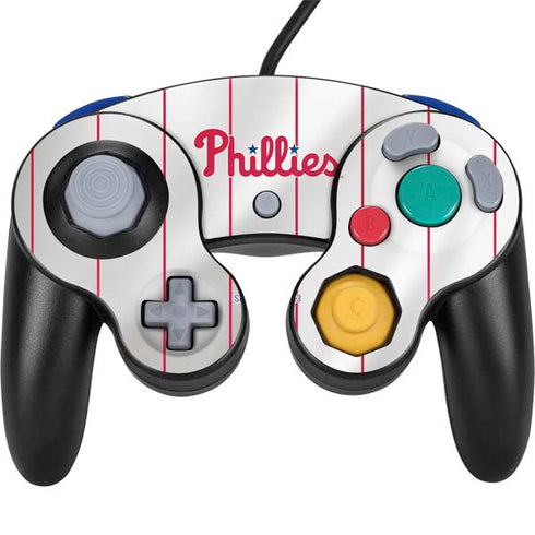 MLB Philadelphia Phillies Home Jersey Nintendo GameCube Controller Skin