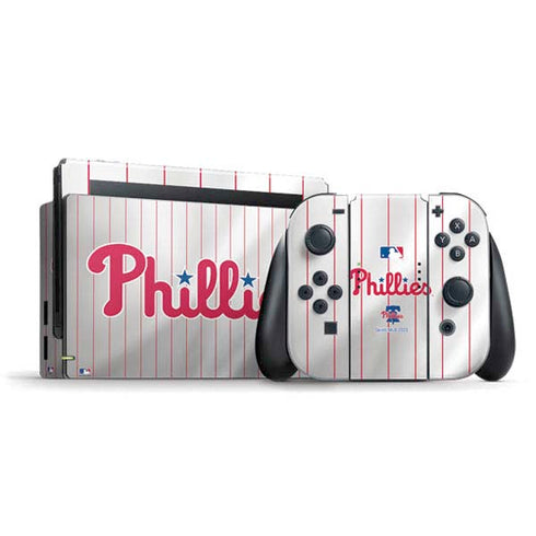 MLB Philadelphia Phillies Home Jersey Nintendo Switch Bundle Skin
