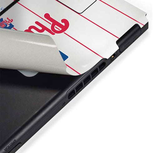 MLB Philadelphia Phillies Home Jersey Nintendo Switch Bundle Skin