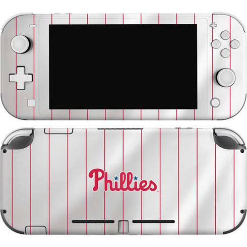 MLB Philadelphia Phillies Home Jersey Nintendo Switch Lite Skin