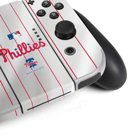 MLB Philadelphia Phillies Home Jersey Nintendo Switch OLED (2021) Skin