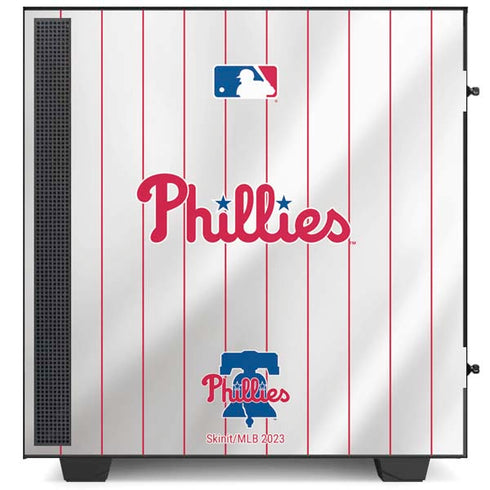 MLB Philadelphia Phillies Home Jersey NZXT H510 Compact ATX Mid-Tower Case Skin