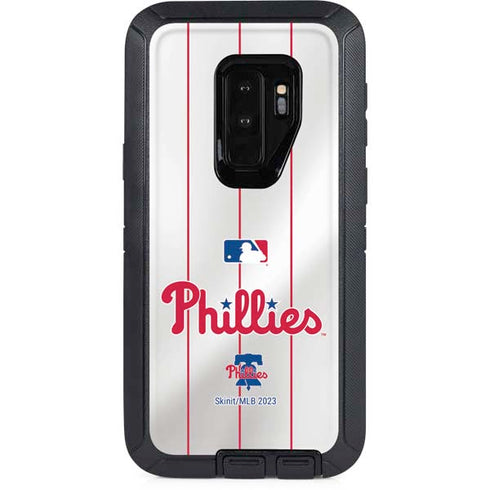 MLB Philadelphia Phillies Home Jersey Otterbox Defender Galaxy Skin