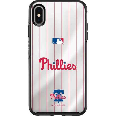 MLB Philadelphia Phillies Home Jersey Otterbox Symmetry iPhone Skin