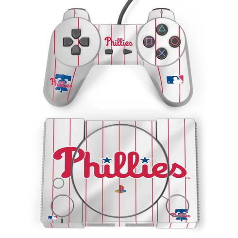 MLB Philadelphia Phillies Home Jersey PlayStation Classic Bundle Skin