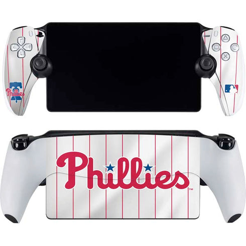 MLB Philadelphia Phillies Home Jersey PlayStation Portal Remote Player Skin