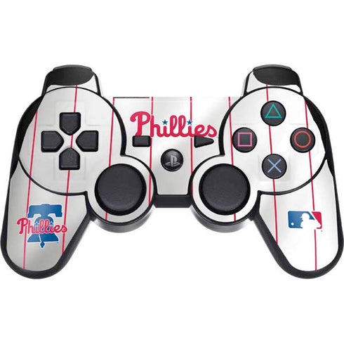 MLB Philadelphia Phillies Home Jersey PS3 Dual Shock wireless controller Skin