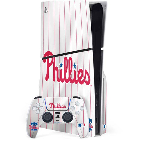MLB Philadelphia Phillies Home Jersey PS5 Slim Disk Bundle Skin