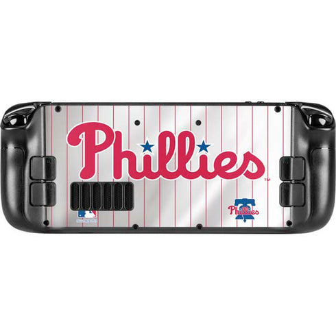 MLB Philadelphia Phillies Home Jersey Steam Deck Handheld Gaming Computer Skin