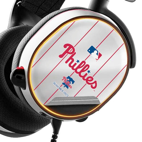 MLB Philadelphia Phillies Home Jersey SteelSeries Arctis 3 Skin