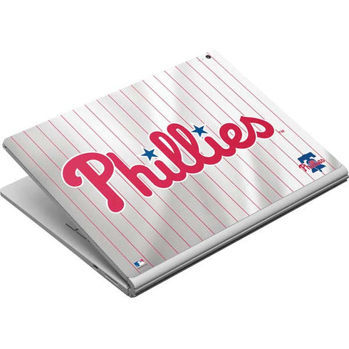 MLB Philadelphia Phillies Home Jersey Surface Book Skin