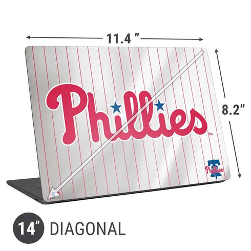MLB Philadelphia Phillies Home Jersey Universal Laptop 14in (11.4 x 8.2in) Skin