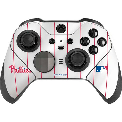 MLB Philadelphia Phillies Home Jersey Xbox Elite Wireless Controller Series 2 Skin