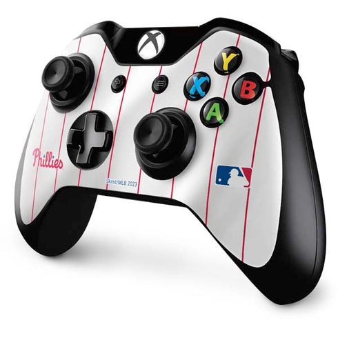 MLB Philadelphia Phillies Home Jersey Xbox One Controller Skin