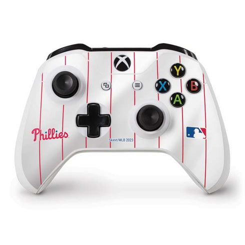 MLB Philadelphia Phillies Home Jersey Xbox One S Controller Skin