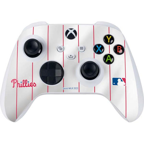 MLB Philadelphia Phillies Home Jersey Xbox Series S Controller Skin