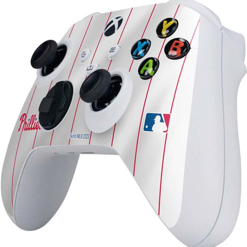 MLB Philadelphia Phillies Home Jersey Xbox Series S Controller Skin