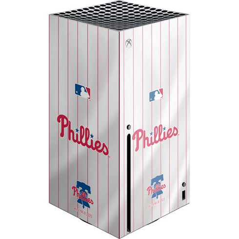 MLB Philadelphia Phillies Home Jersey Xbox Series X Console Skin
